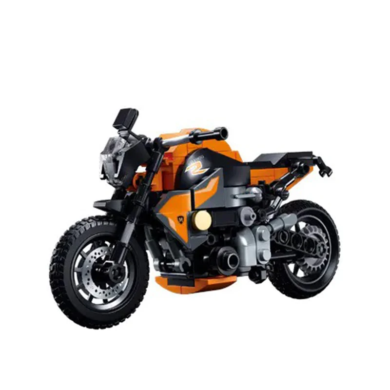 New SLUBAN BMW S1000 R1250 Moto Motorcycles Building Blocks Sets Motorbike Car Speed Champions Model Brick Toys Kids Gifts