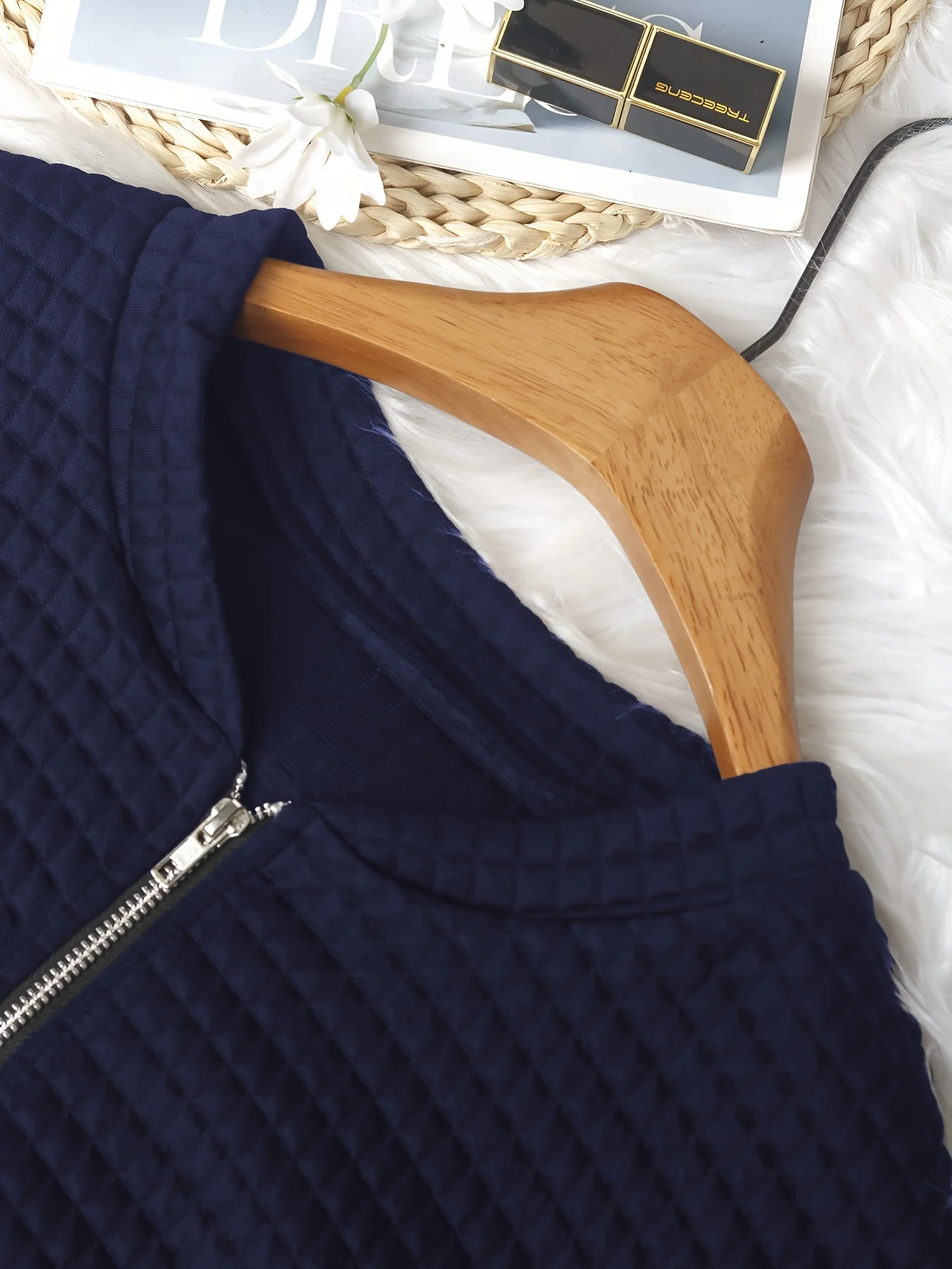 Damen-Steppjacke in Übergröße mit Reißverschluss, stilvolle Freizeitjacke für ganzjährigen Komfort – Detail 18