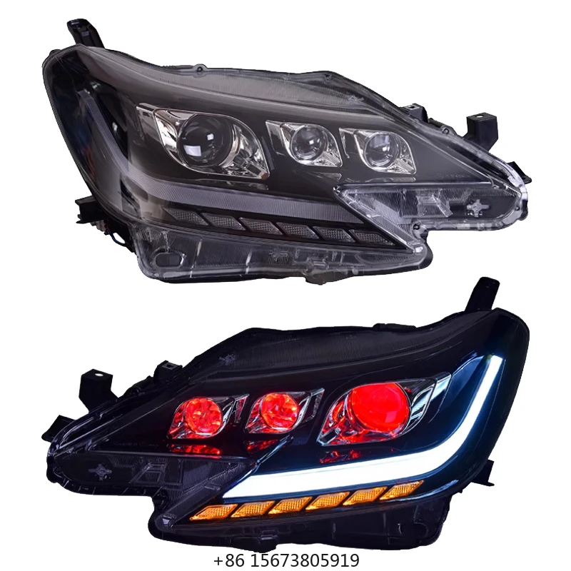 

Горячая продажа: Светодиодные фары для Reiz Mark X (2013-2020), обновленные LED-фары, передние фары, автомобильные аксессуары