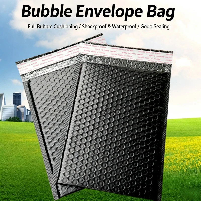 10pcs Black Pearl Envelope Bag Suitable For Bubble Mail Packaging Bags Suitable For Self Bagging Gift Packaging