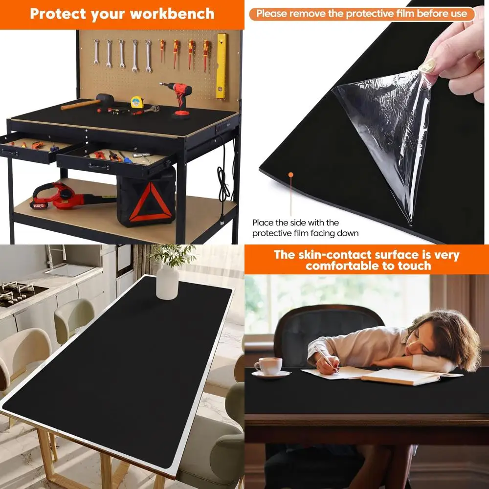

Large Heat-Resistant Silicone Mat for Kitchen, Dining, and Workbench Protection (24 x 80 x 1.6mm)
