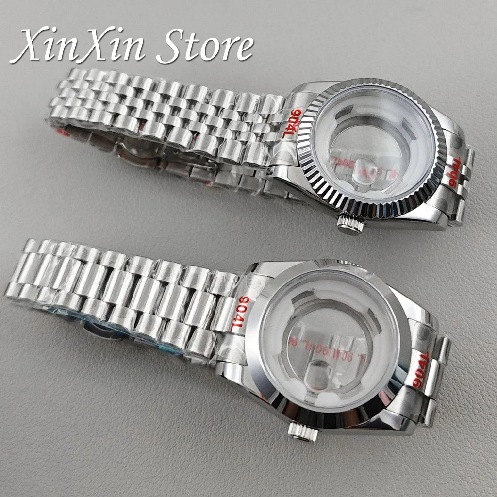 High quality 31mm NH05 Watch Case For Girl Woman Datejust Watch Accessories For NH05 NH06 Movement 24.5mm Dial Jubilee Band image 2