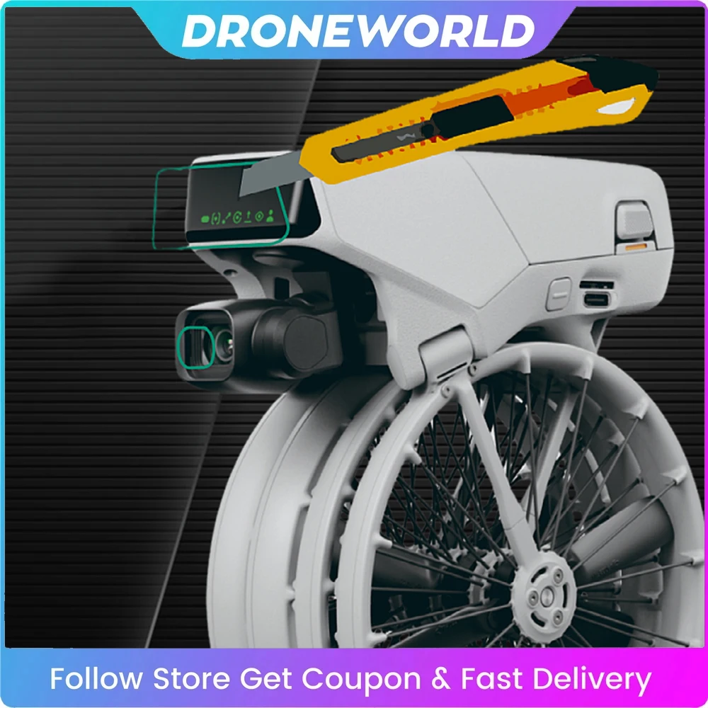 ل DJI الوجه الطائرة بدون طيار كاميرا ذات محورين لين الرادار طبقة رقيقة واقية قطع الغيار Nanofilm الغبار المضادة للخدش شفافة لينة فيلم ملحق