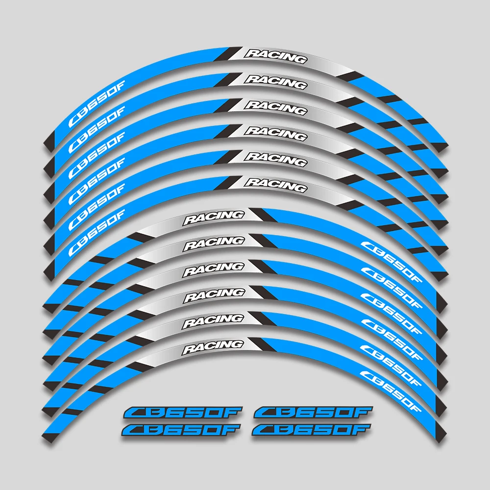 

For HONDA CB650F CB 650F cb650 f Motorcycle Accessories Wheels Hub Stickers Rim Tire Decorative Decal Reflective Stripe Tape Kit