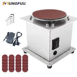 Mini Bench Disc Sander 220V Electric Edge Sharpener Disc Sander Machine Electric Polisher Knife Grinding Polishing Machine