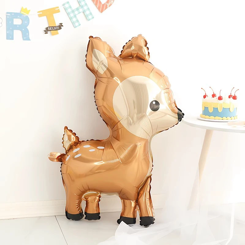 حيوان احباط بالونات أرنب القنفذ السنجاب الغزلان سفاري حفلة عيد ميلاد زينة الاطفال الكبار صبي فتاة الغابة Globos لوازم