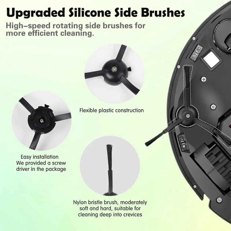 로보락 Q5 Max+ / Q5 듀오롤러+ 로봇 청소기 메인 사이드 브러시 헤파 필터 먼지 봉투 교체 부품 여름 세일