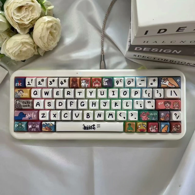 

Scorpio Nj630 V3 Wireless Mechanical Keyboard Custom RGB Backlight Hot Swappable Kit Bluetooth/2.4G/wired 60% Gaming Keyboards