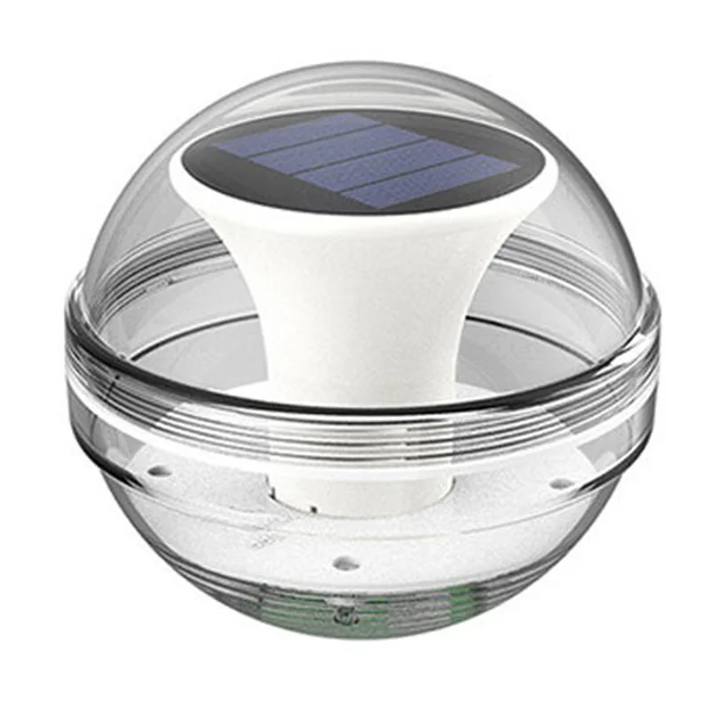 

A44Z-1 шт. светодиодный солнечный плавающий светильник, водонепроницаемая лампа для бассейна, меняющая цвет, украшение сада, газонные фонари для фонтана Po