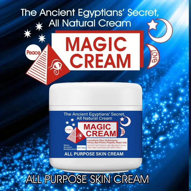 YUITIKUE Ancient Egyptian Magic Cream | All Natural & Purpose Skin Care With Royal Jelly & Propolis 60g