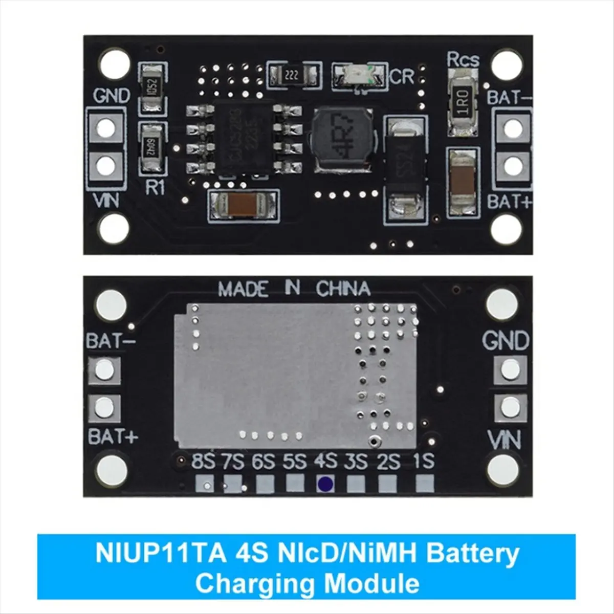 AA80 1-8 Cell 1.2V 2.4V 3.6V 4.8V 6V 7.2V 8.4V 9.6V NiMH NiCd Battery Dedicated Charger Charging Module Board 4S
