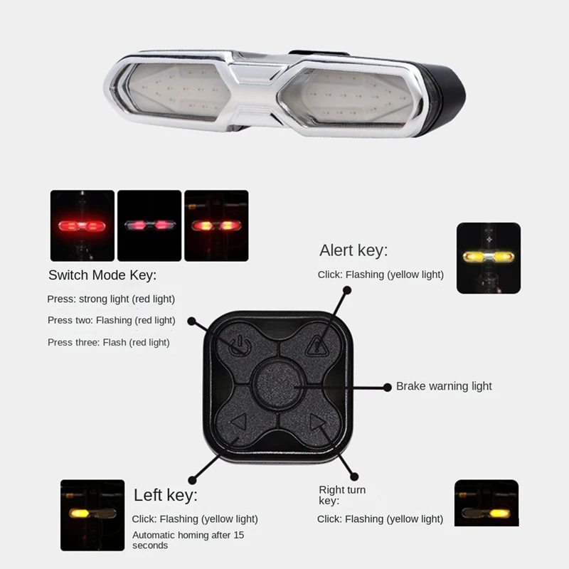 USB 充電式自転車アクセサリー自転車ランプ懐中電灯サイクリングランタン Led テールライト