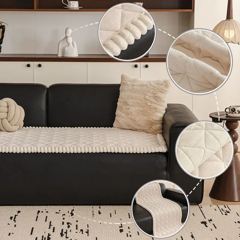 1PC-Sofa cushions suitable for sunny leisure rooms, Pet & Family Friendly, Furniture Protection, Non-slip, Skin-Friendly Fabric