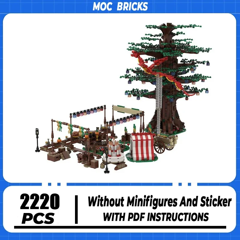 Magical Rings Moc Building Blocks Movie Scene Long-Expected Party Model Castle Bricks DIY Assembly Street View Toys  Gifts