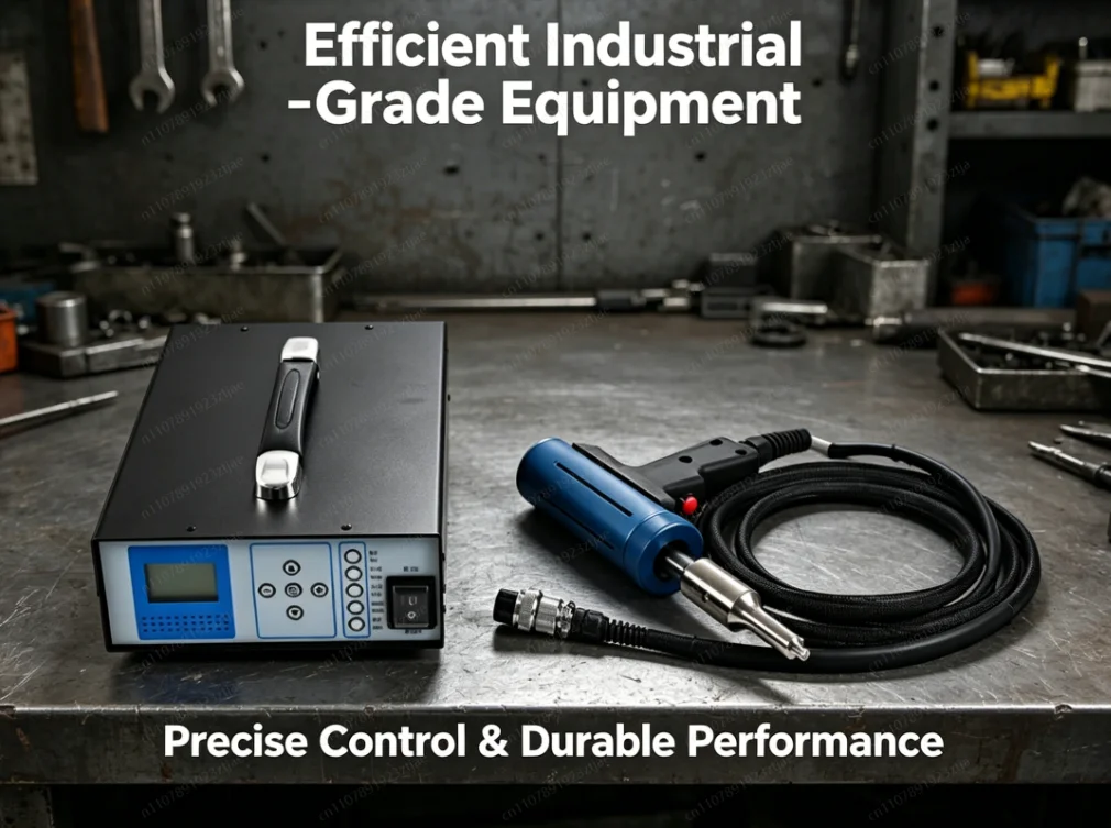 

35K Handheld Ultrasonic Welding Machine for Car Door Panel & Plastic Repair, Portable Spot Welder Fabric Sewing Tool