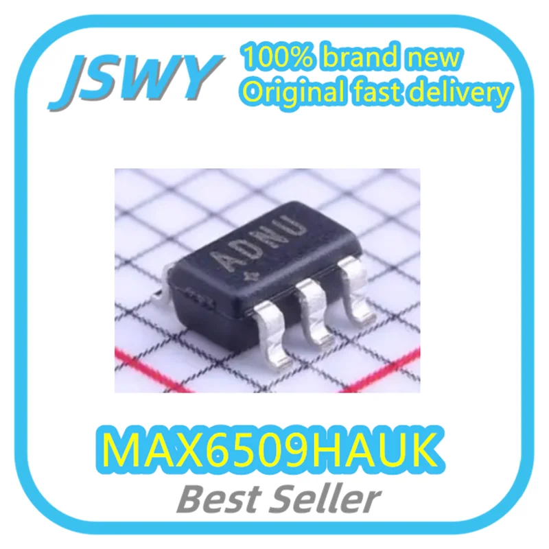 (5/50pcs) MAX6509HAUK MAX6509HAU MAX6509 Silkscreen ADNU SOT23-3 Temperature Control Sensor Chip Genuine in Stock Electronics