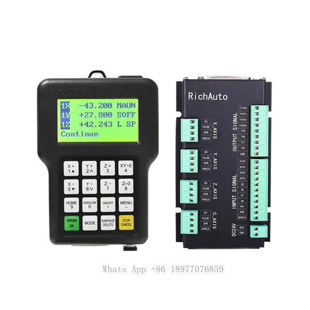 RichAuto A132 3-axis CNC Controller For Turning And Engraving Lathe Motion Control System DSP