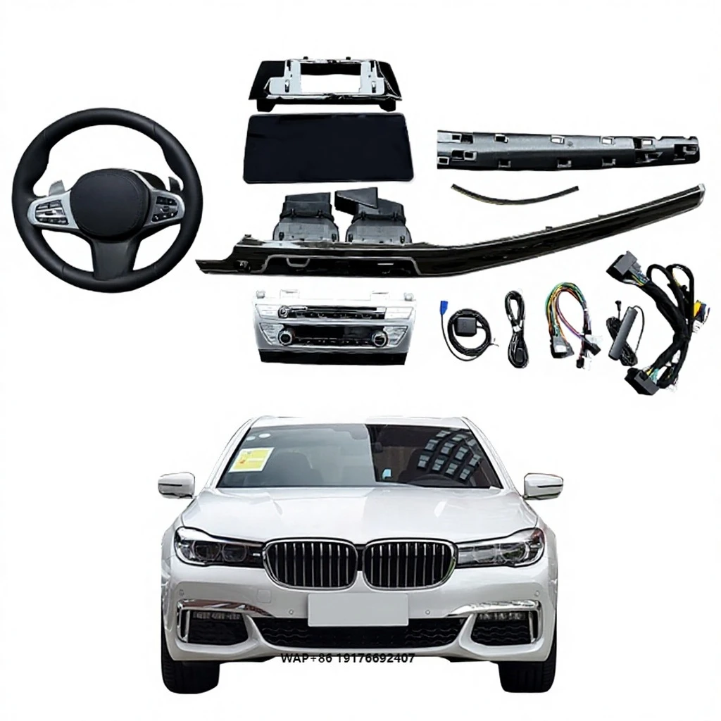 Applicable to 7 Series Center Console Interior One to One Upgrade 730 740 LCD Screen Steering Wheel Accessories Refit