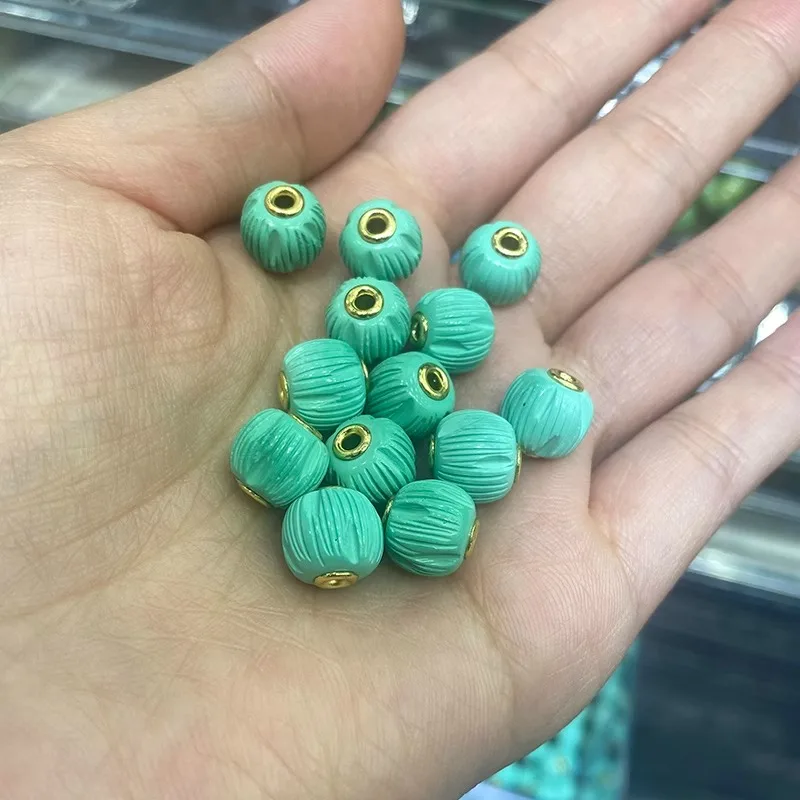 Magnesite Passion Seed Loose Beads