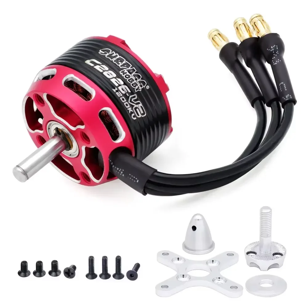 

Surpass Hobby V2 C2822 C2826 Motor & 30A ESC 14-Pole Brushless Kit for RC Multicopter Fixed-Wing Aircraft Drone Upgrade Parts