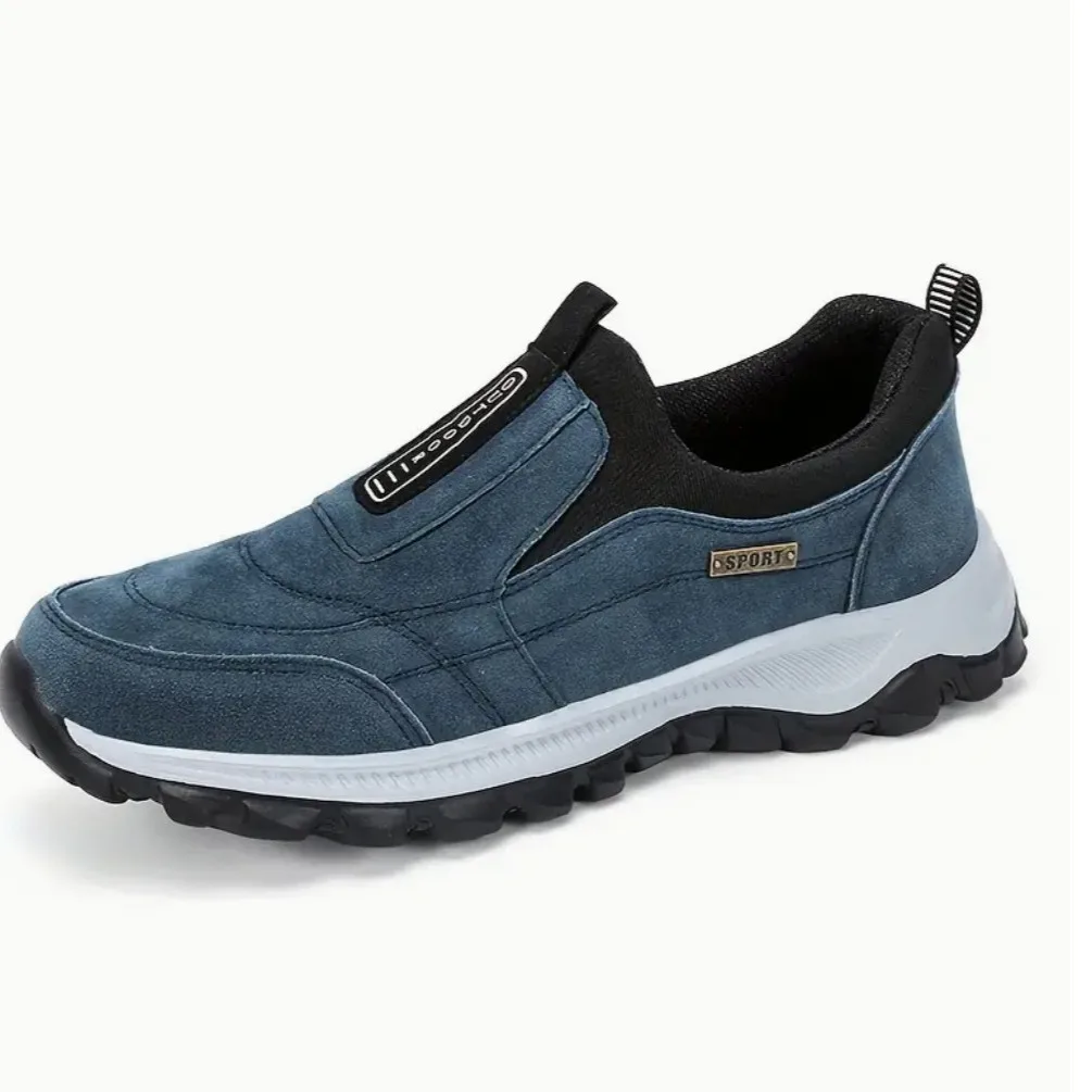 Men's Non-slip Casual Sports Shoes Wear-resistant Hiking Shoes Outdoor 2026 Fashion Comfortable Flat Walking Shoes for Men
