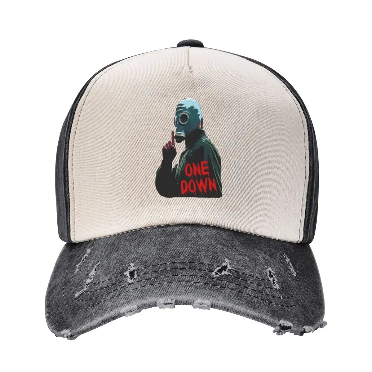 One Down T Shirt - Dead Mans Shoes Style Baseball Cap Fashion Beach fashionable Men's Caps Women's