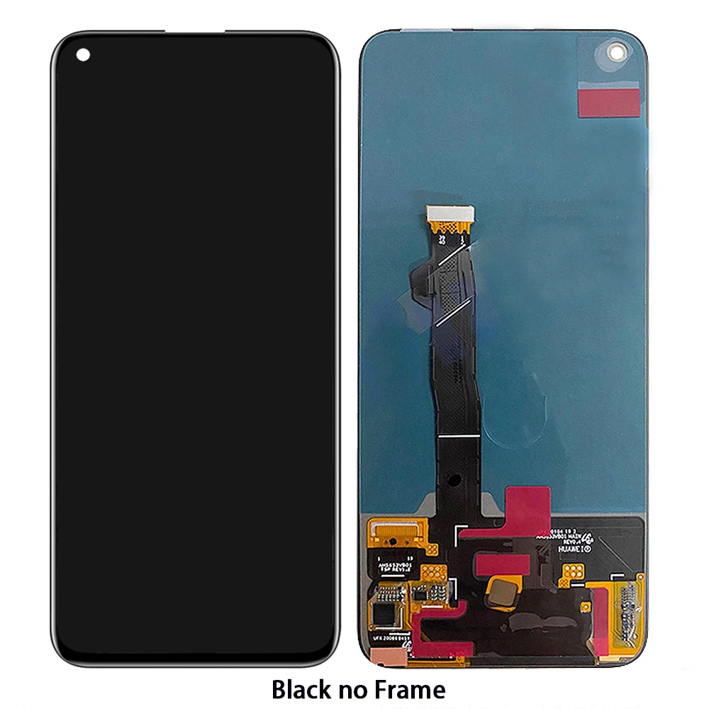 Super AMOLED For Huawei Nova 7 5G JEF-NX9 JEF-AN20/Honor 30 BMH-AN10 Full LCD Display Screen Touch Digitizer Assembly with Frame