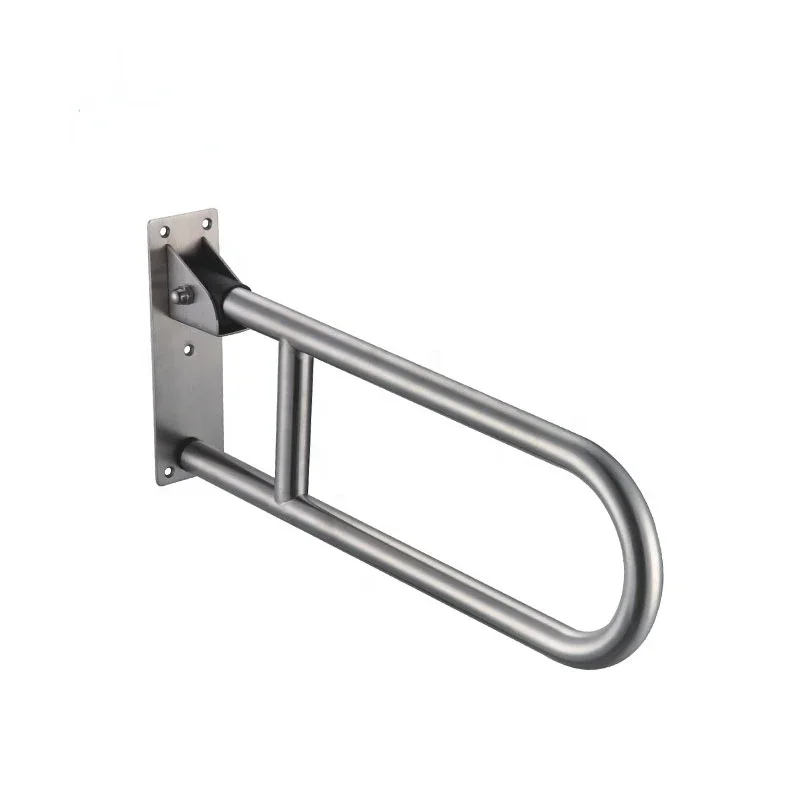 for Wall mount stainless steel safety handrails, bathroom flip-up grab bar