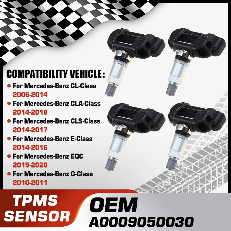

Car For Mercedes-Benz CL-Class CLA-Class CLS-Class E-Class G-Class Mercedes-Benz EQC TPMS Tire Pressure Sensor Monitoring System