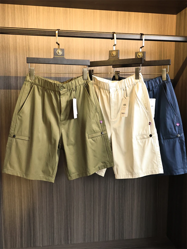 

Летняя мужская, приятная для кожи, дышащая, прохладная, тихощая, спецодежда, повседневная, японская, серия фиолетовых этикеток