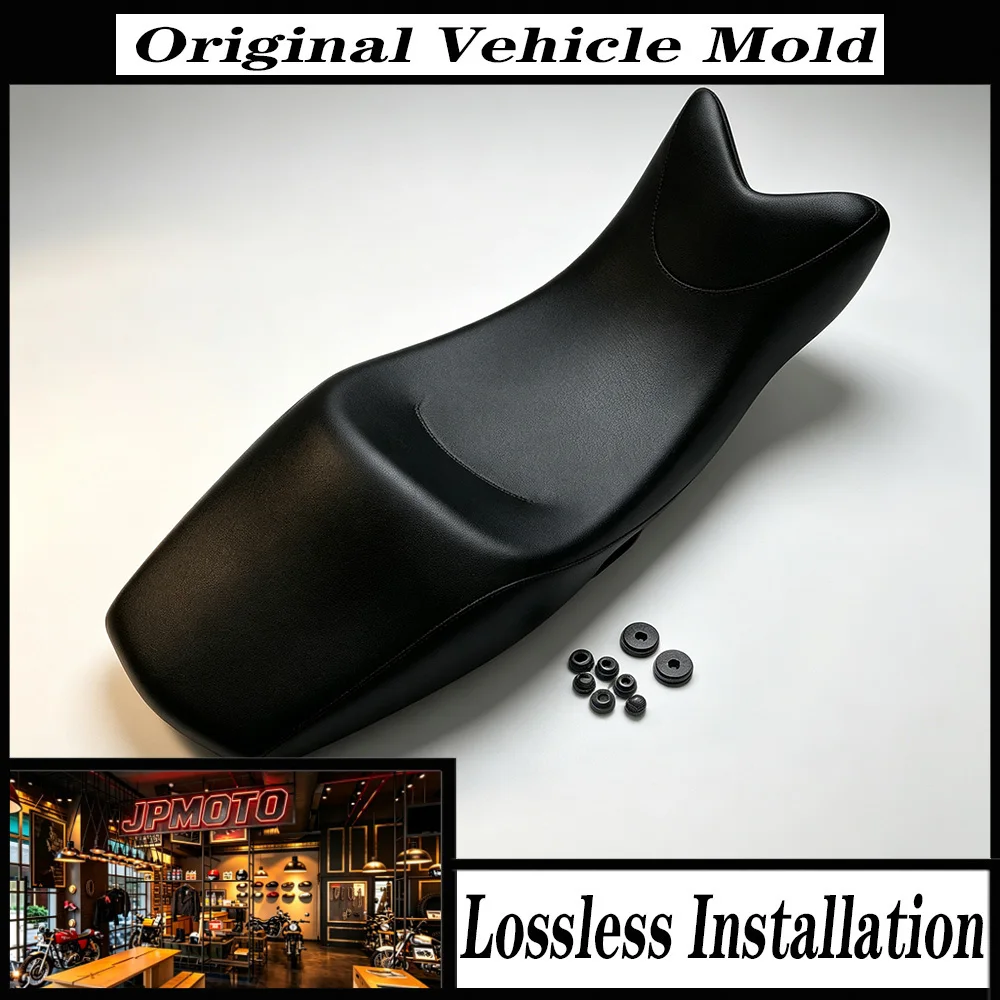 For BMW F650GS F800GS F 650 GS F 800 GS Adventure 2008-2018 Motorcycle Driver Seat Cushion Pad Adjustable Height Black Kit Set