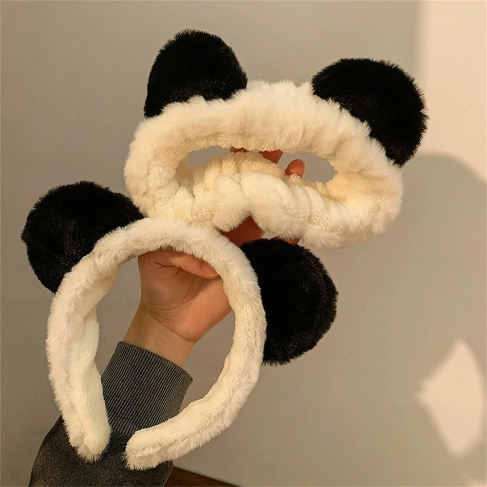 Girls Plush Headband Cartoon Furry Hair Bands Hoop Women Lolita Cosplay Costume Party Headwear Korean Hair Accessories