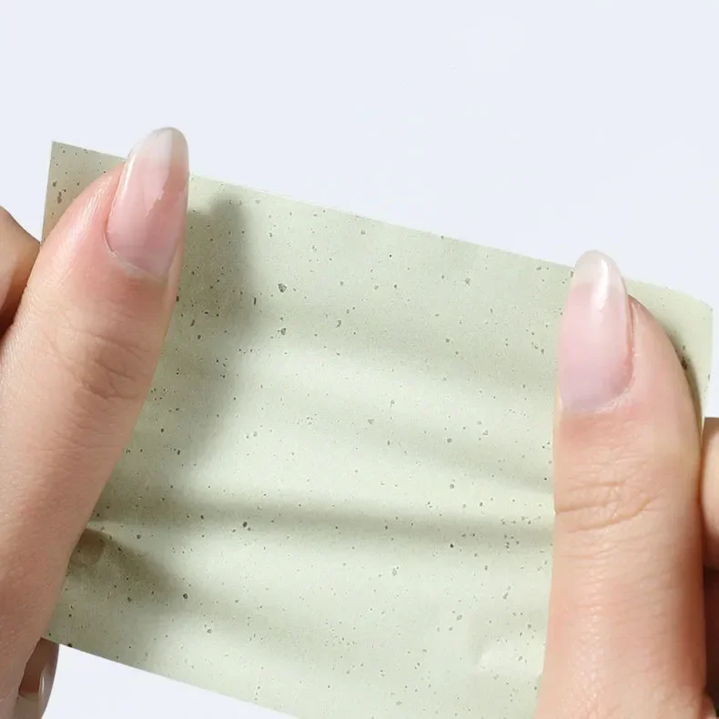 100Pcs Face Oil Blotting Paper Protable Matting Face Wipes Facial Cleanser Oil Control Oil-absorbing Face Cleaning Tools