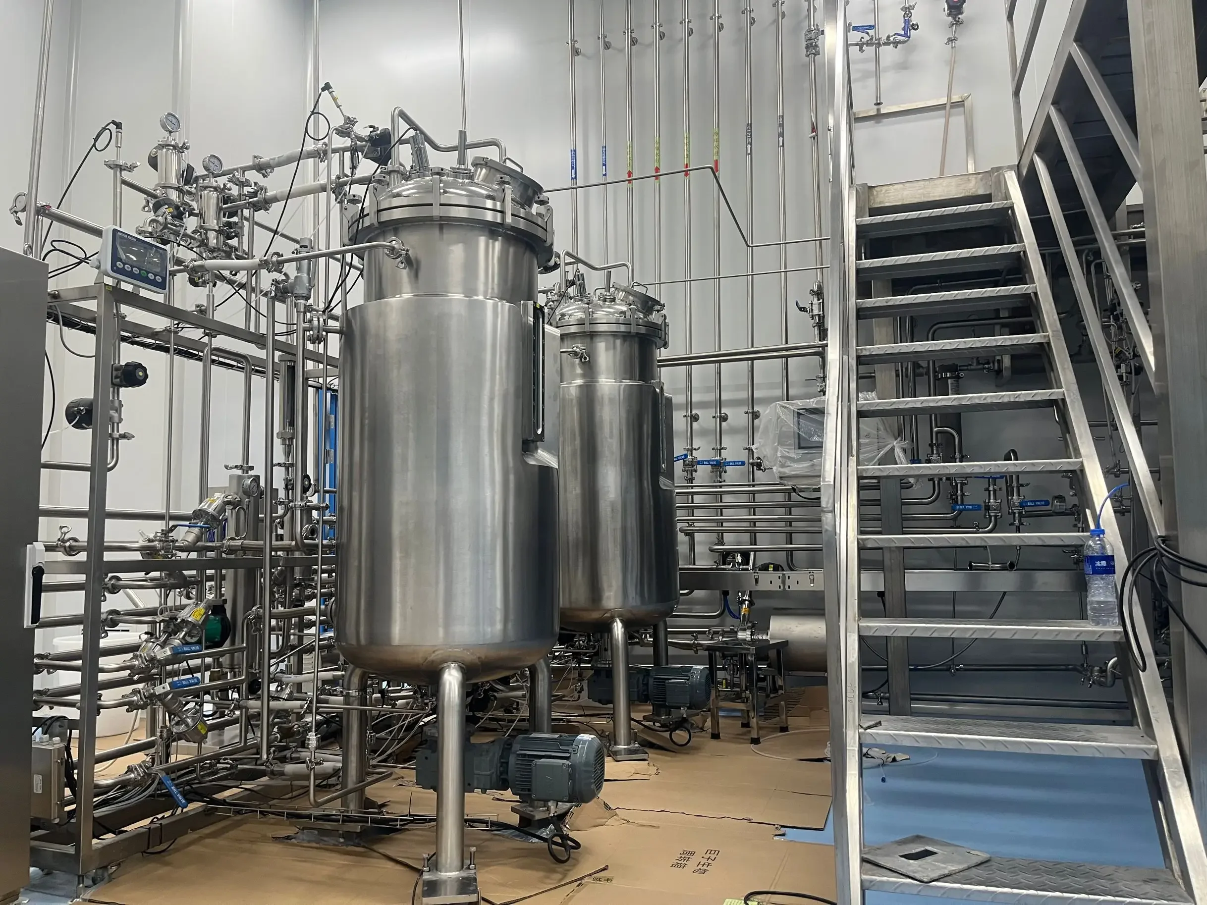 Ständig gerührter Tankfermenter unten mechanischer Bioreaktor zum Rühren BLBIO-SJB