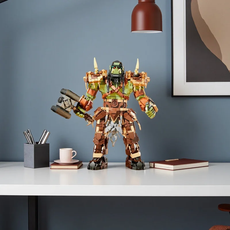 1776PCS Classic Orc building block toy, home decor figurine and personal game collection, holiday gift