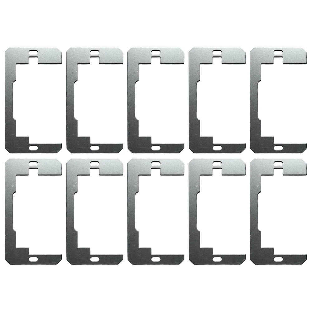 

Outlet Repair Solution Metal Leveling Plates For Home Improvement Projects Electrical Outlet Accessories Home Improvement Tools