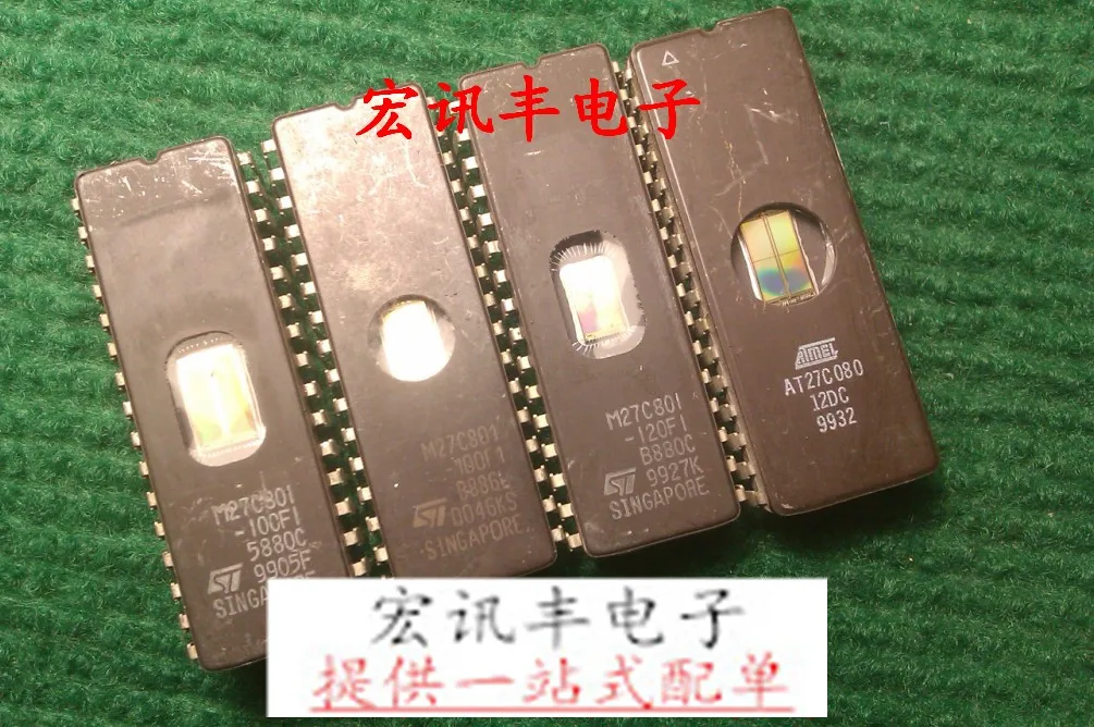 M27C801-100F1 -120F1 M27C080-12DC IC      10PCS