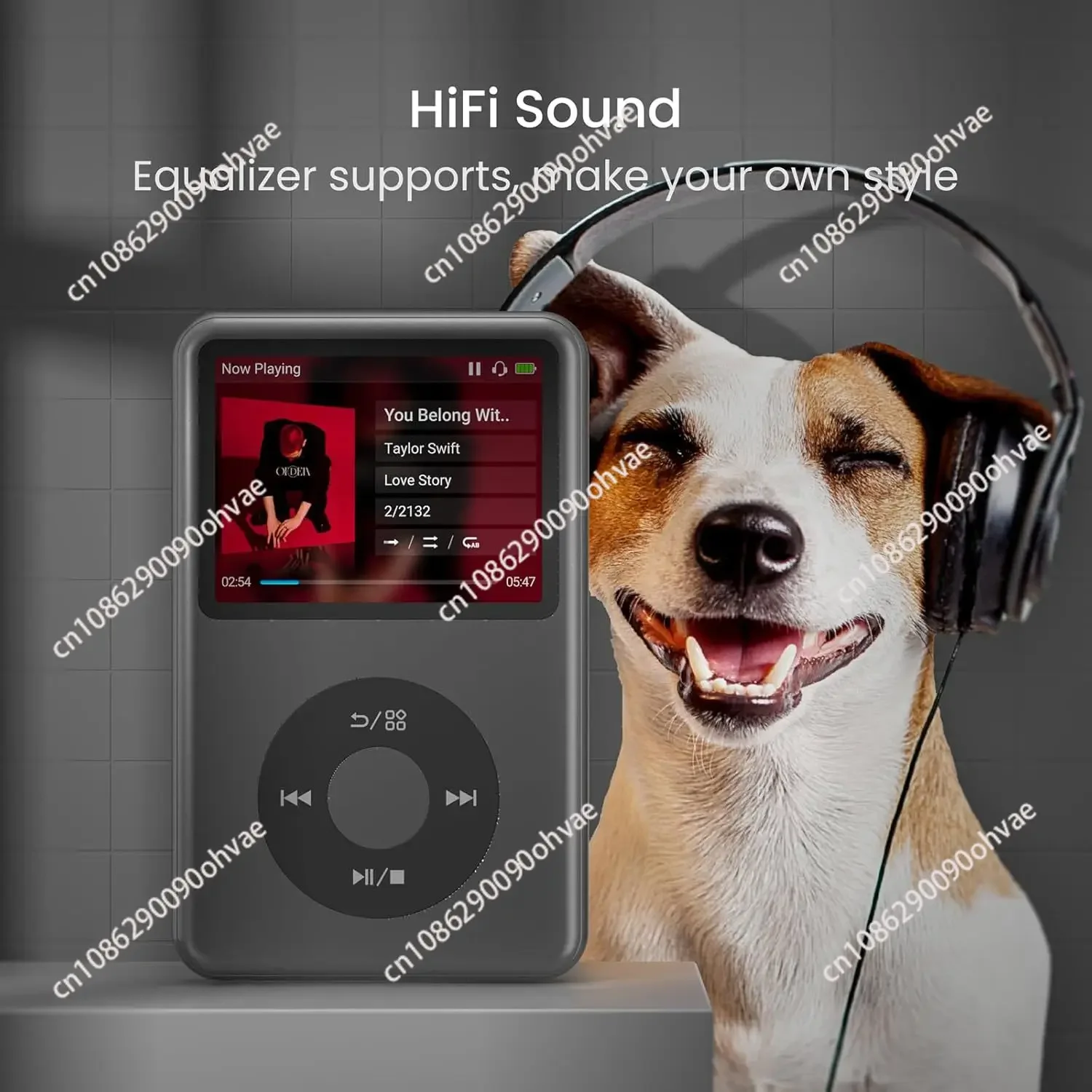 【2026】مشغل موسيقى Mp3 صغير مع BT&WiFi، فيديو، قارئ الكتب الإلكترونية، راديو Fm، مكبرات صوت محمولة، WAV Walkman بدون فقدان #4