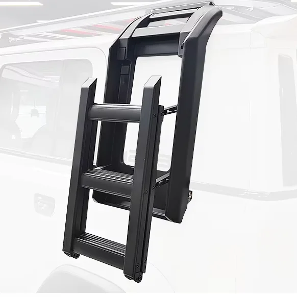 Roof Luggage Rack with Platform Folding Ladder Suit For Chery Icar 03 Car Accessories Body Kits With Side Box Side Bag