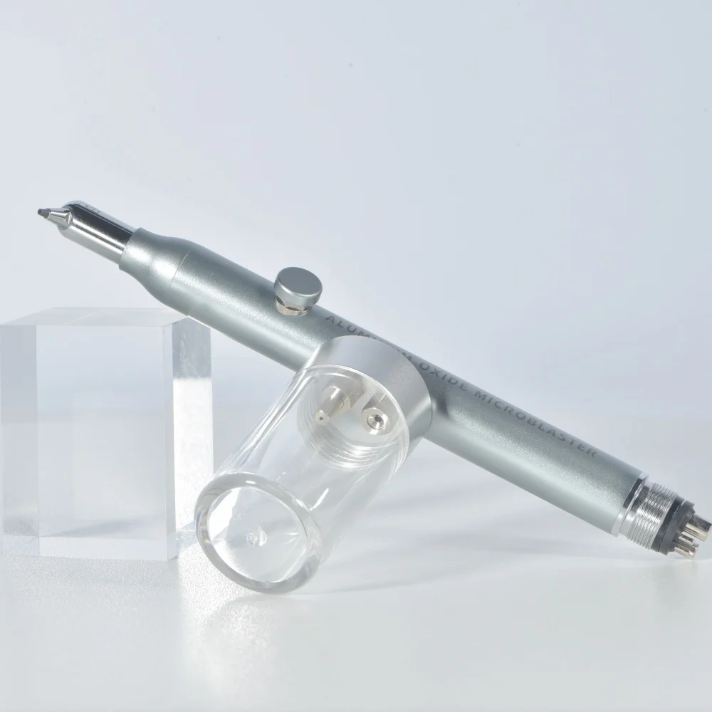 Dental Sandblaster with Water Spray Function, Aluminum Oxide Micro Sandblasting Gun for Sand Blasting Teeth, Ceramic Brackets
