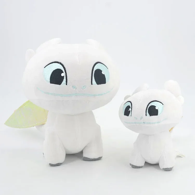 

Party Favors 15 or 25cm Dragon Stuffed Dolls Light Fury Toothless Night Plush Toy Soft White Dragon for Kid