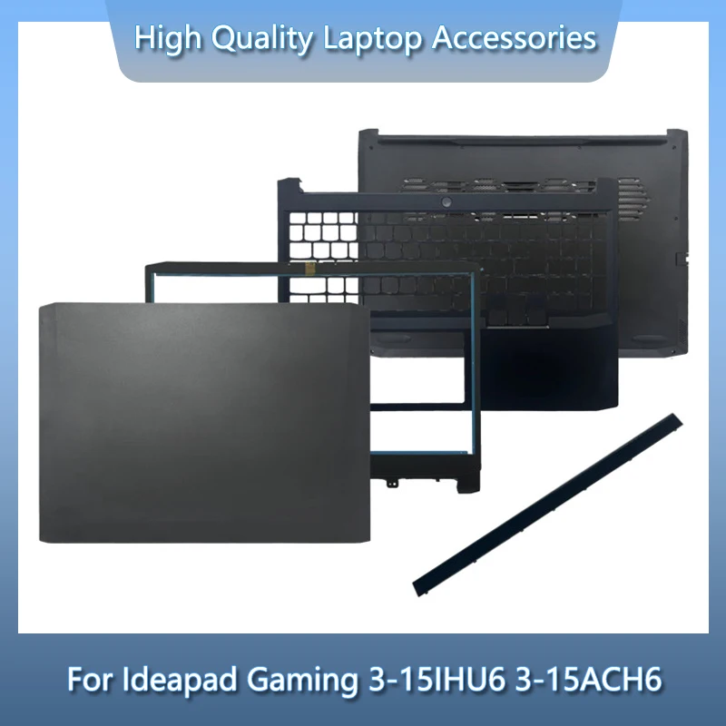 New For Lenovo Ideapad Gaming 3-15IHU6 3-15ACH6 Laptop LCD Back Cover/Bezel Front Frame/Palmrest/Bottom Case/Hinges/Shaft Cover