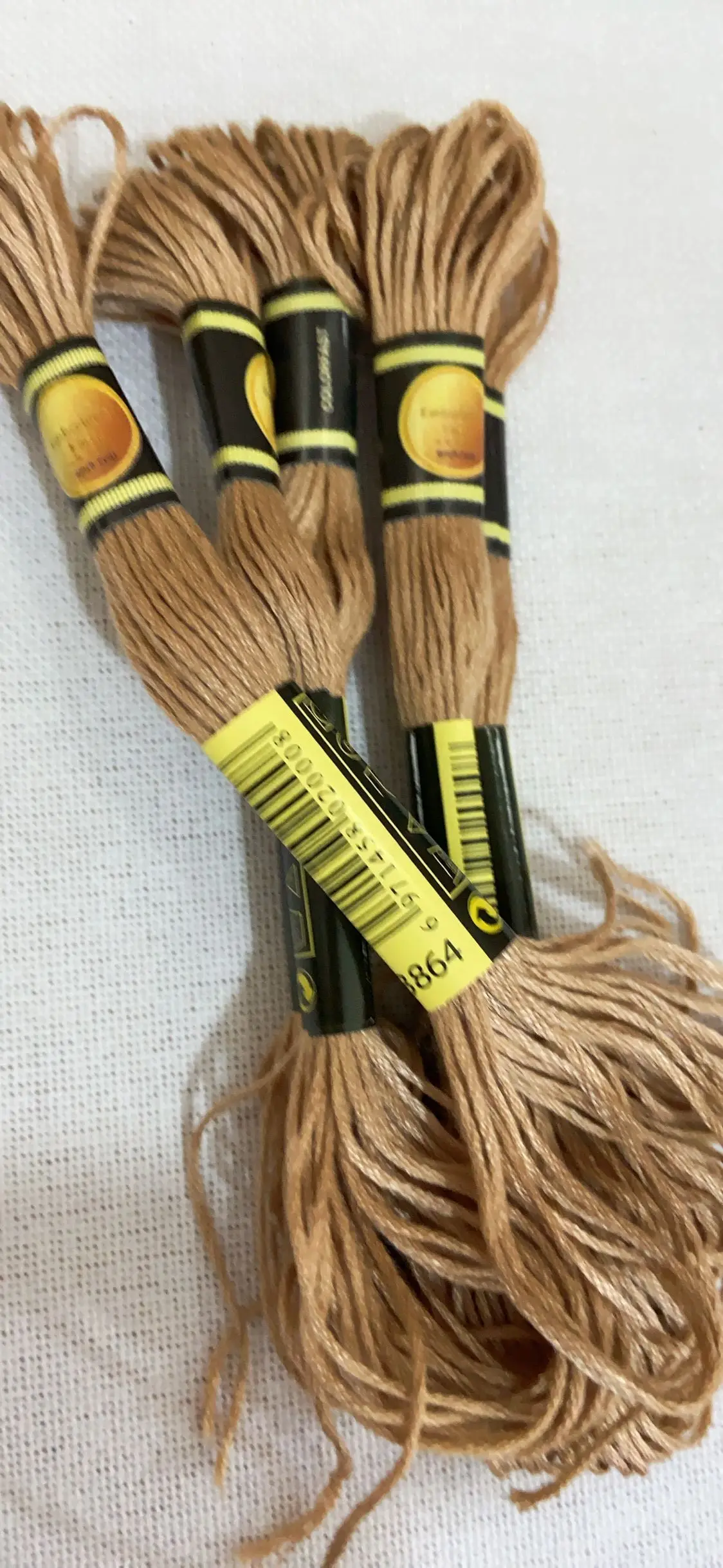 

10PCS/LOL Cross Stitch Thread Embroidery Floss For Beginners DIY Craft Bracelet Craft8M Skein Rainbow DMC 3864