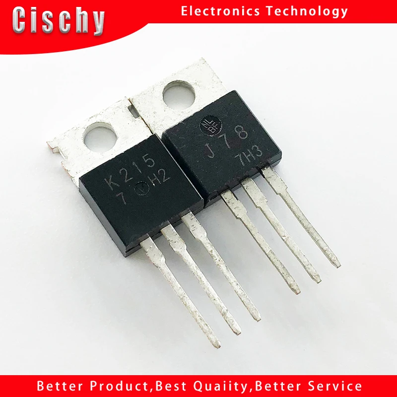 10pcs/lot =5pairs 2SK215 2SJ78