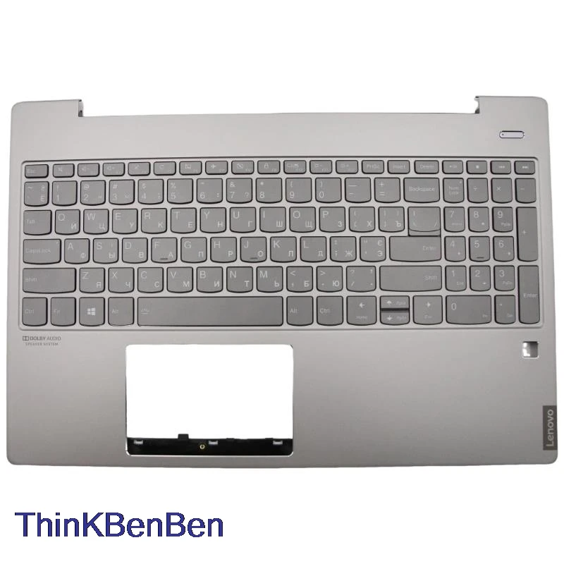 

UKR Ukrainian Mineral Gray Keyboard Upper Case Palmrest Shell Cover For Lenovo Ideapad S540 15 15IWL 15IML 5CB0U42563