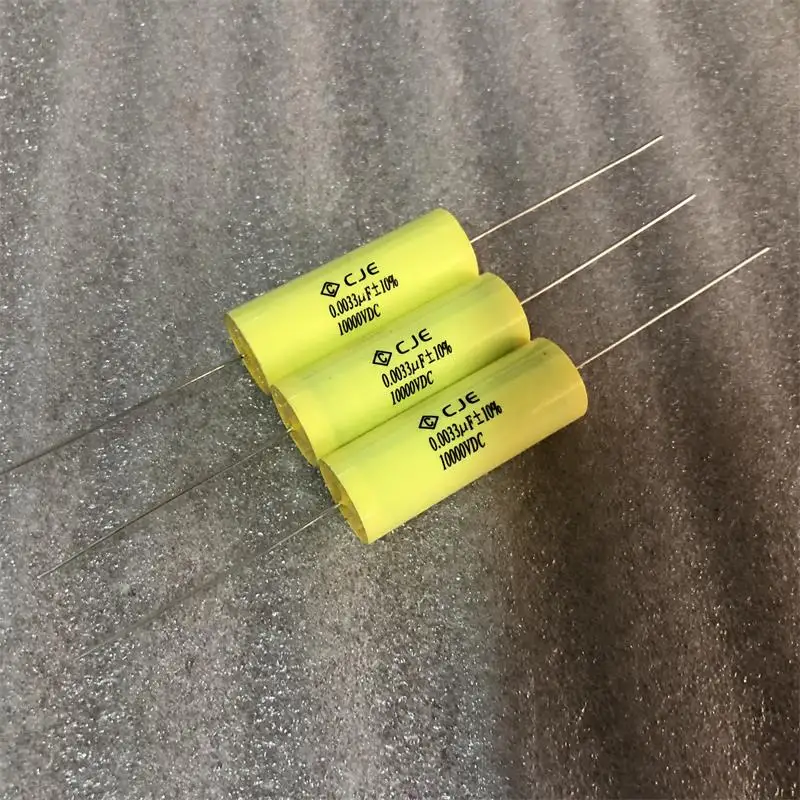 

1PCS CJE 0.0033UF 10000V Thick Copper Foot High Voltage Absorption IGBT Non Inductive Thin Film Capacitor