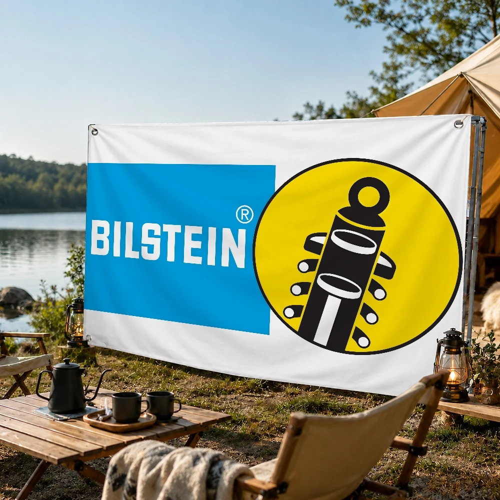 BILSTEIN Car shock absorber Brand flag Decoration Outdoor Picnic Party Art Hanging Home Camping Party Banner