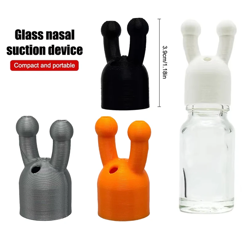 Cubierta de inhalador de aceite esencial a prueba de fugas, tapa de inhalador de aceite esencial, Mini botella dispensadora de inhalador de aceite esencial y Perfume