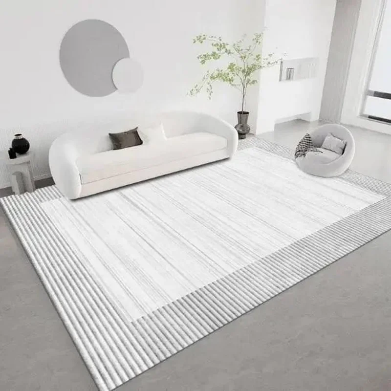 VIKAMA Light Luxury Modern Floor Carpet Non Slip Easy Care Large Mat Living Room Dining Bedroom Office Interior Home Decor Rug