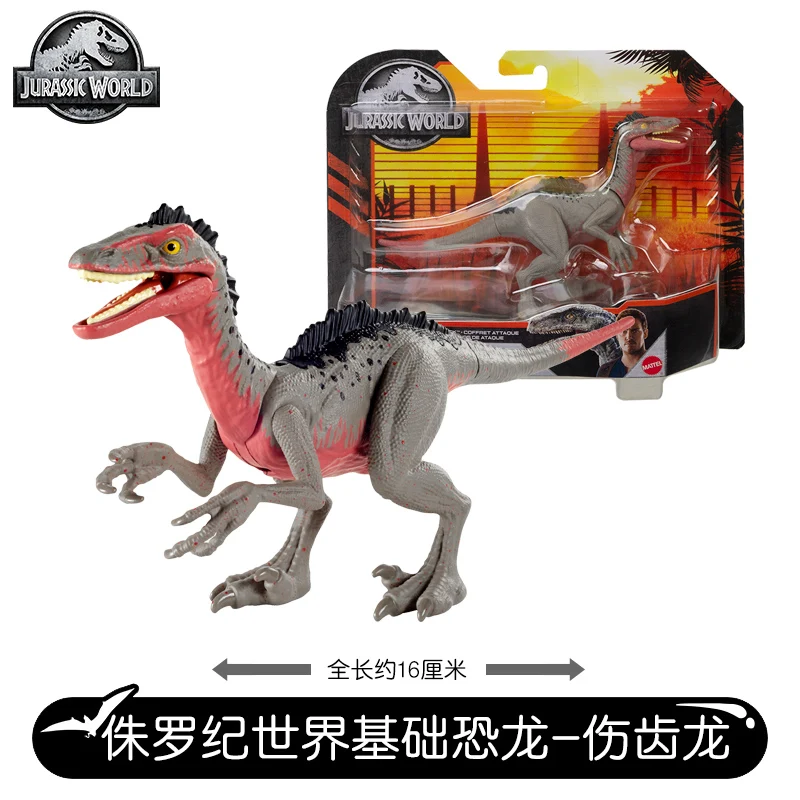 Original Jurassic World Dinosaur Anime Figure Toy Model Velociraptor Blue Articulated Toys for Boys Dimorphodon Combination Pack